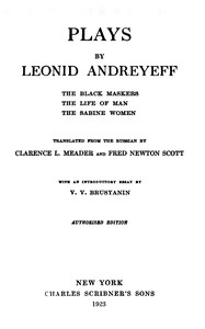 Plays by Leonid Andreyeff