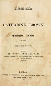 Memoir of Catharine Brown