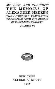 My past and thoughts, vol. 6 (of 6)