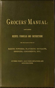Grocers' manual