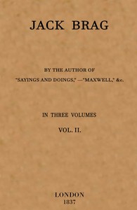 Jack Brag, vol. 2 (of 3)