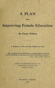 A plan for improving female education