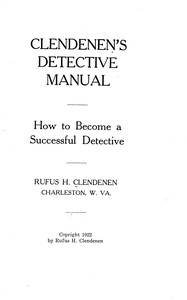 Clendenen's detective manual