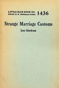 Strange marriage customs