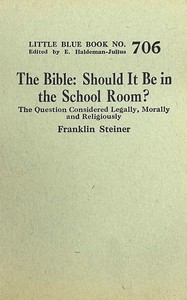 The Bible, should it be in the school room?