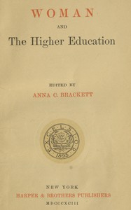 Woman and the higher education