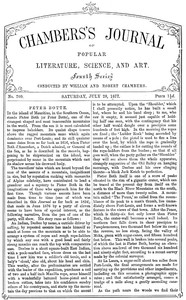Chambers's Journal of Popular Literature, Science, and Art, No. 709 July 28, 1877