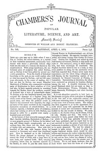 Chambers's Journal of Popular Literature, Science, and Art, No. 745, April 6, 1878