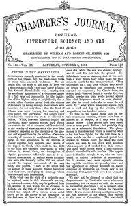 Chambers's journal of popular literature, science, and art, fifth series, no. 144, vol. III, October 2, 1886