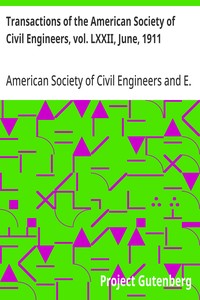 Transactions of the American Society of Civil Engineers, vol. LXXII, June, 1911 Water Purification Plant, Washington, D. C. Results of Operation.