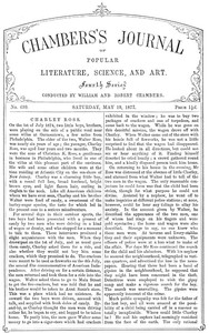 Chambers's Journal of Popular Literature, Science, and Art, No. 699 May 19, 1877