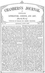 Chambers's Journal of Popular Literature, Science, and Art, No. 702 June 9, 1877