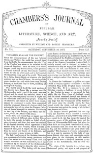 Chambers's Journal of Popular Literature, Science, and Art, No. 718 September 29, 1877