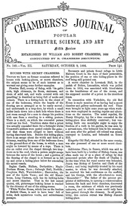 Chambers's journal of popular literature, science, and art, fifth series, no. 145, vol. III, October 9, 1886