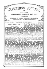 Chambers's Journal of Popular Literature, Science, and Art, Fifth Series, No. 148, Vol. III, October 30, 1886