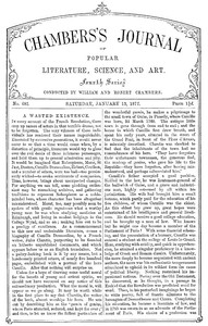 Chambers's Journal of Popular Literature, Science, and Art, No. 681  January 13, 1877