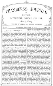Chambers's Journal of Popular Literature, Science, and Art, No. 716 September 15, 1877
