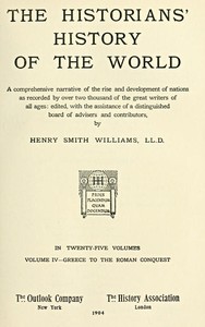 The historians' history of the world in twenty-five volumes, volume 04