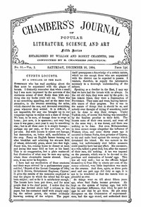 Chambers's Journal of Popular Literature, Science, and Art, Fifth Series, No. 51, Vol. I, December 20, 1884