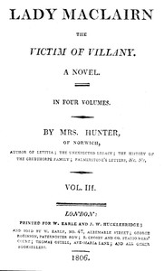 Lady Maclairn, the victim of villany