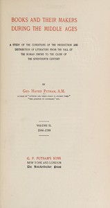 Books and their makers during the Middle Ages