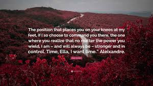 If I Have To Choose Then I Will Control Time