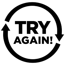 Try again?
