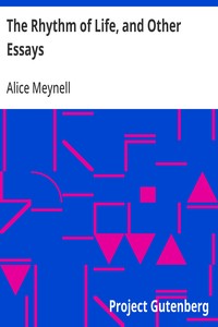 The Rhythm of Life, and Other Essays