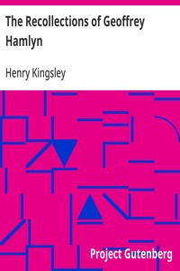 The Recollections of Geoffrey Hamlyn