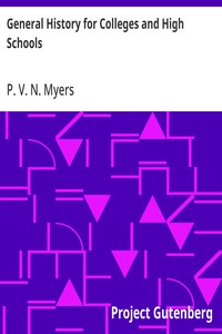 General History for Colleges and High Schools