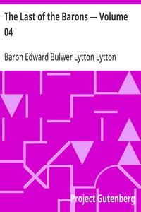 The Last of the Barons — Volume 04