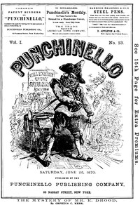 Punchinello, Volume 1, No. 13, June 25, 1870