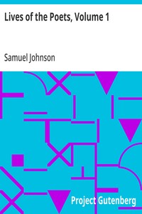 Lives of the Poets, Volume 1