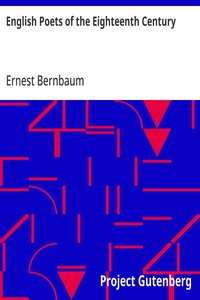 English Poets of the Eighteenth Century