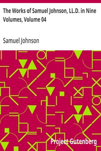 The Works of Samuel Johnson, LL.D. in Nine Volumes, Volume 04  The Adventurer; The Idler