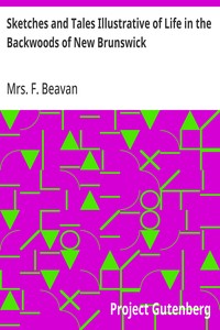 Sketches and Tales Illustrative of Life in the Backwoods of New Brunswick  Gleaned from Actual Observation and Experience During a Residence of Seven Years in That Interesting Colony