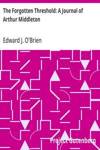 The Forgotten Threshold: A Journal of Arthur Middleton