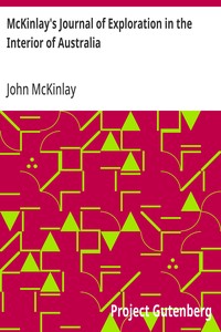 McKinlay's Journal of Exploration in the Interior of Australia